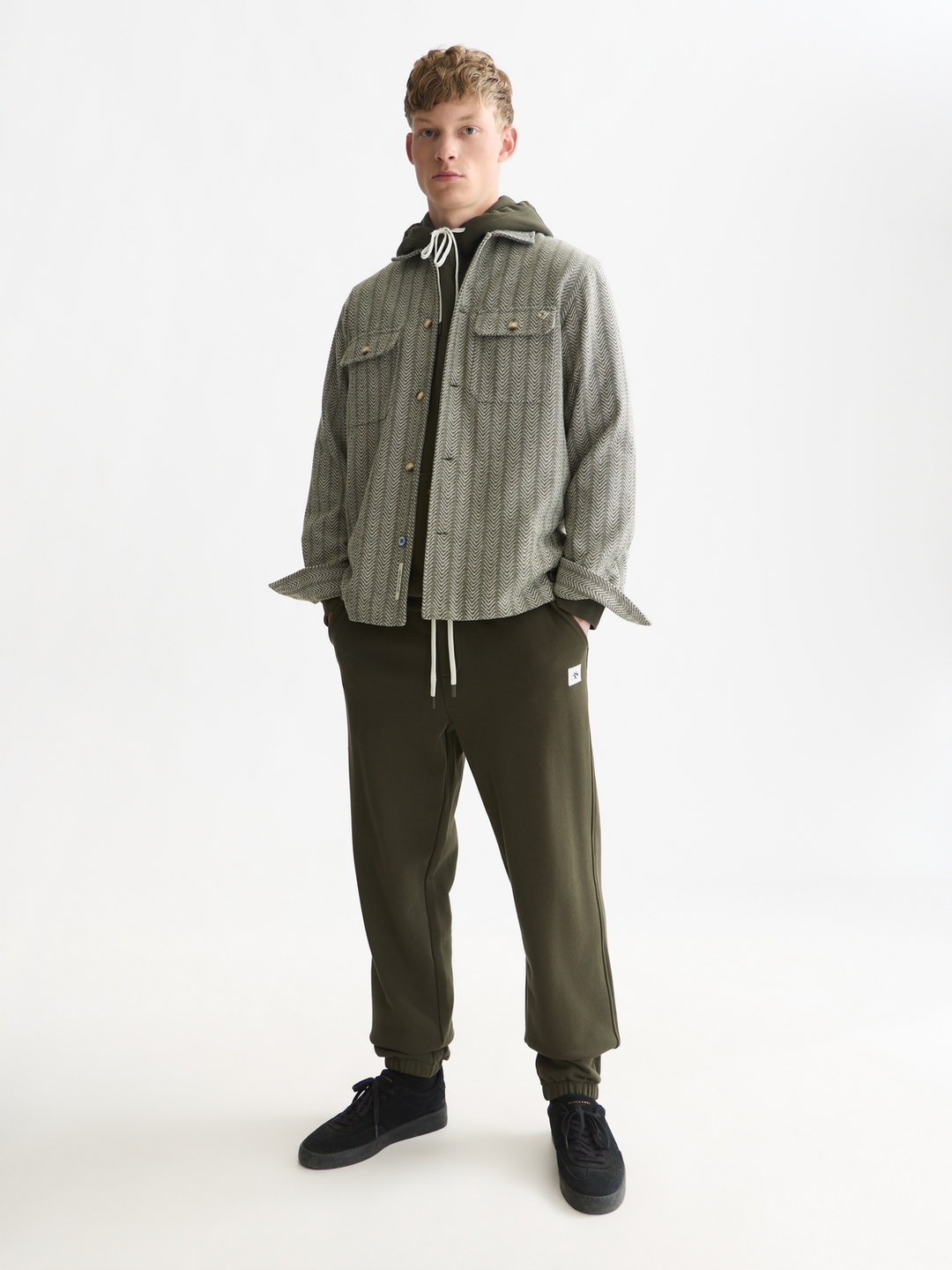 Jacquard relaxed-fit shirt