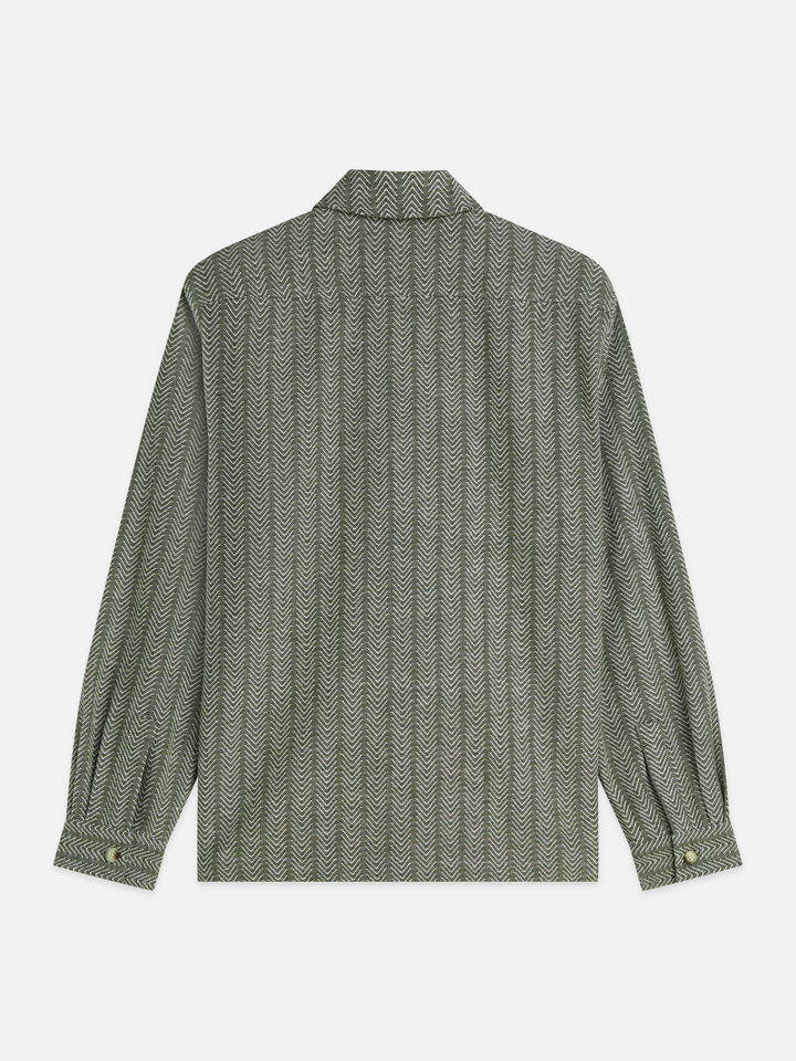 Jacquard relaxed-fit shirt