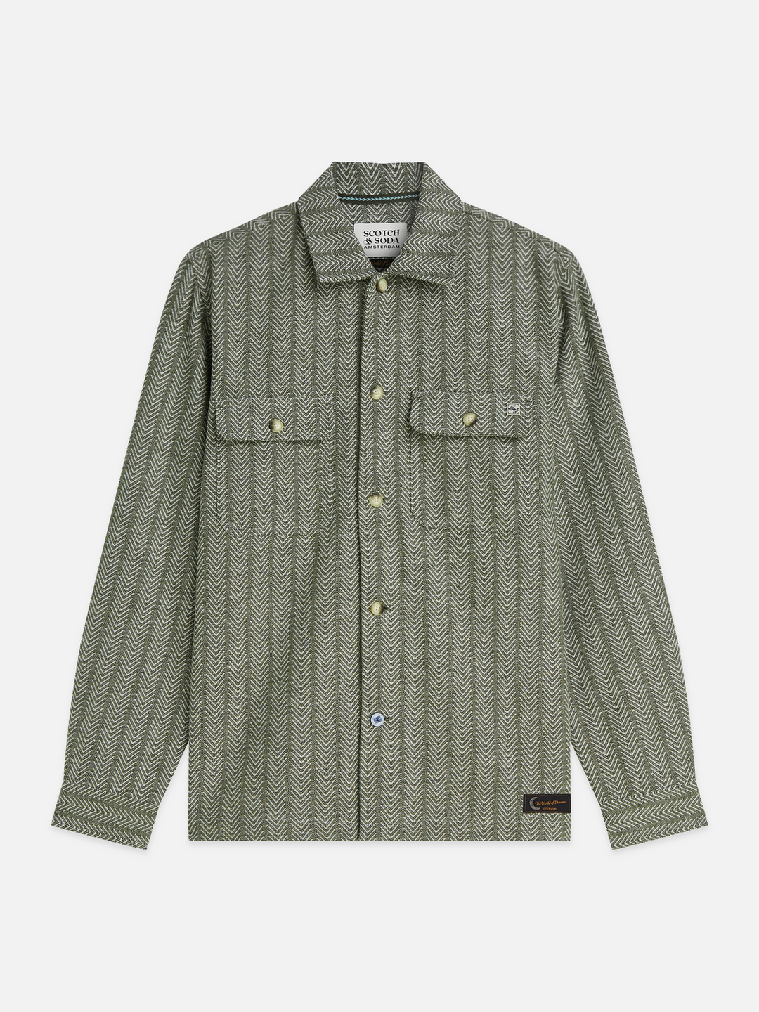 Jacquard relaxed-fit shirt