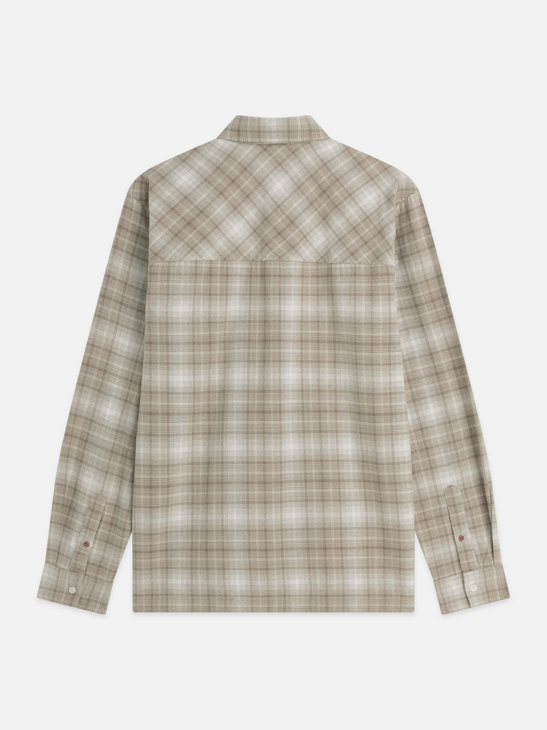 Flannel checked relaxed-fit shirt