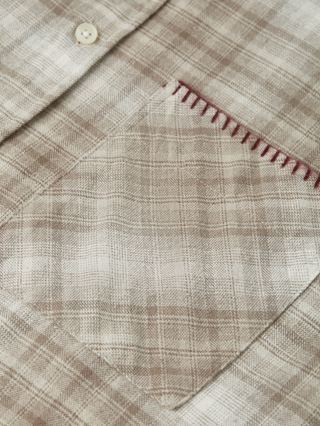 Flannel checked relaxed-fit shirt