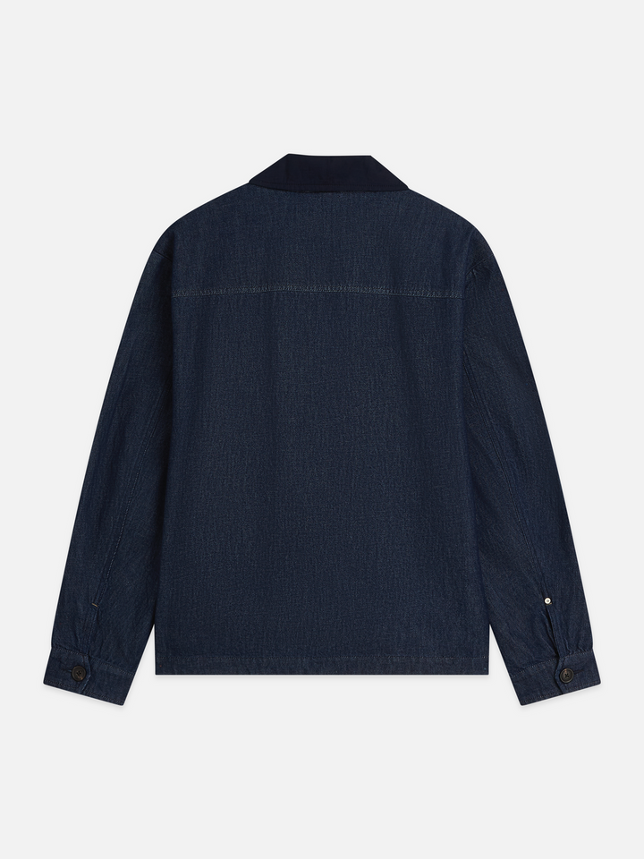Denim workwear overshirt