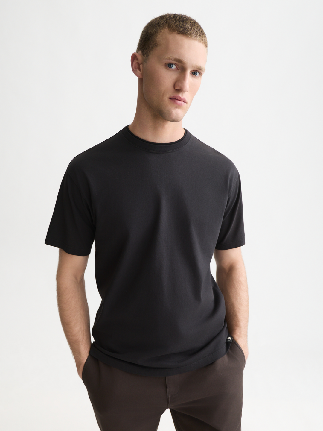 3 Crosses relaxed-fit garment-dyed T-shirt