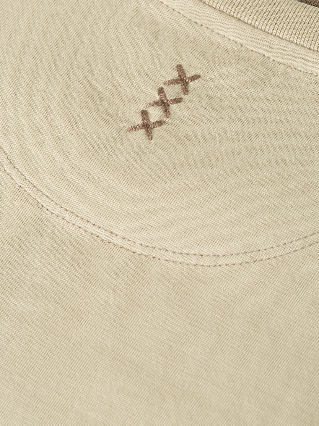 3 Crosses relaxed-fit garment-dyed T-shirt