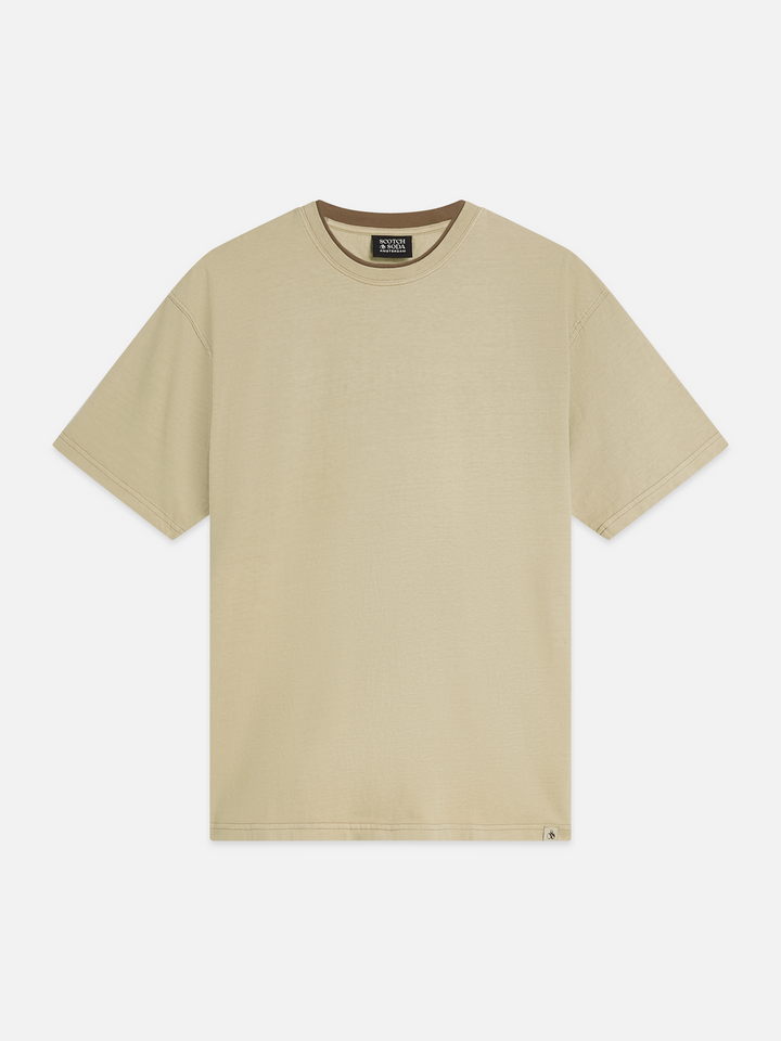 3 Crosses relaxed-fit garment-dyed T-shirt