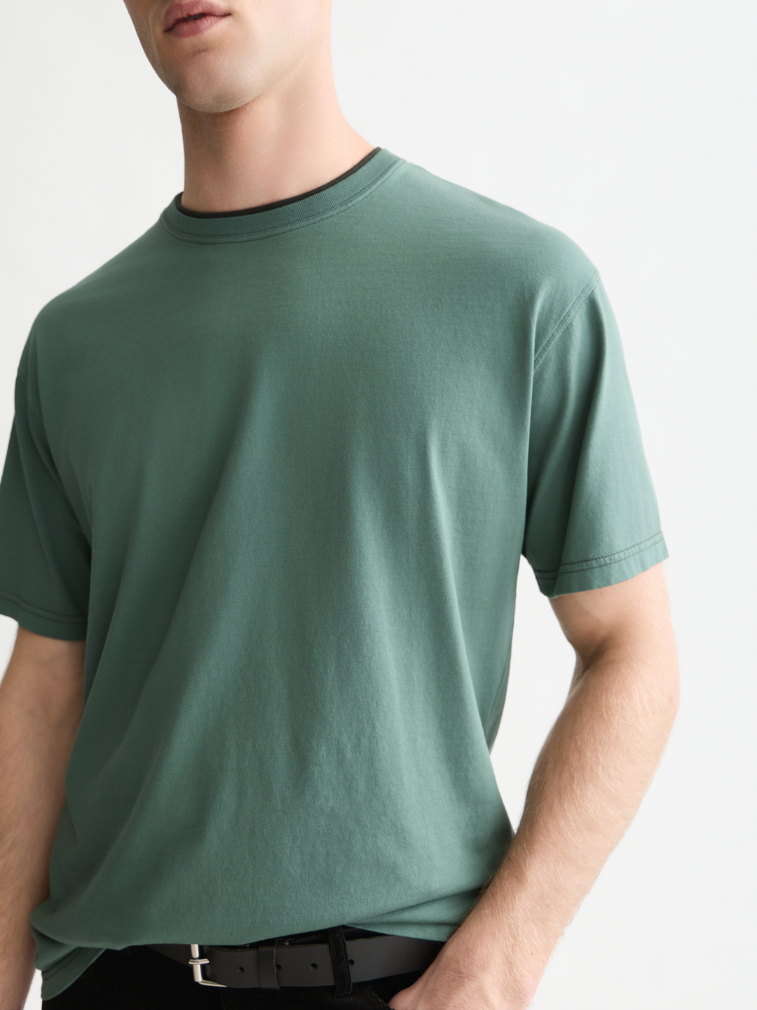 3 Crosses relaxed-fit garment-dyed T-shirt