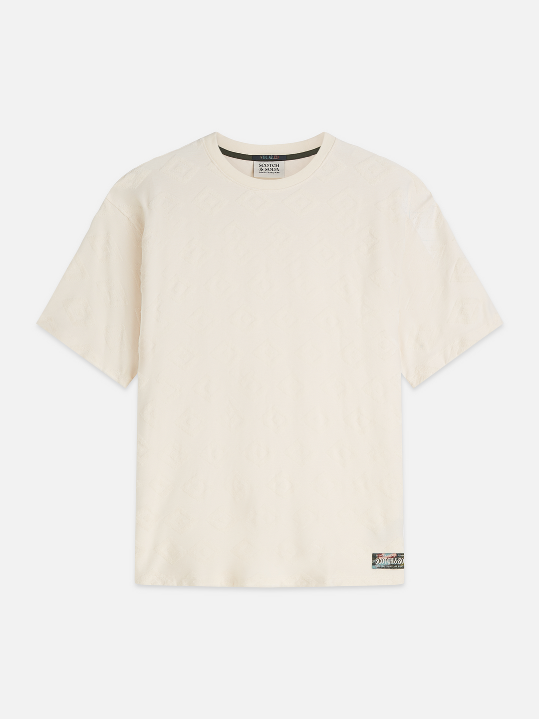 Jacquard loose-fit T-shirt
