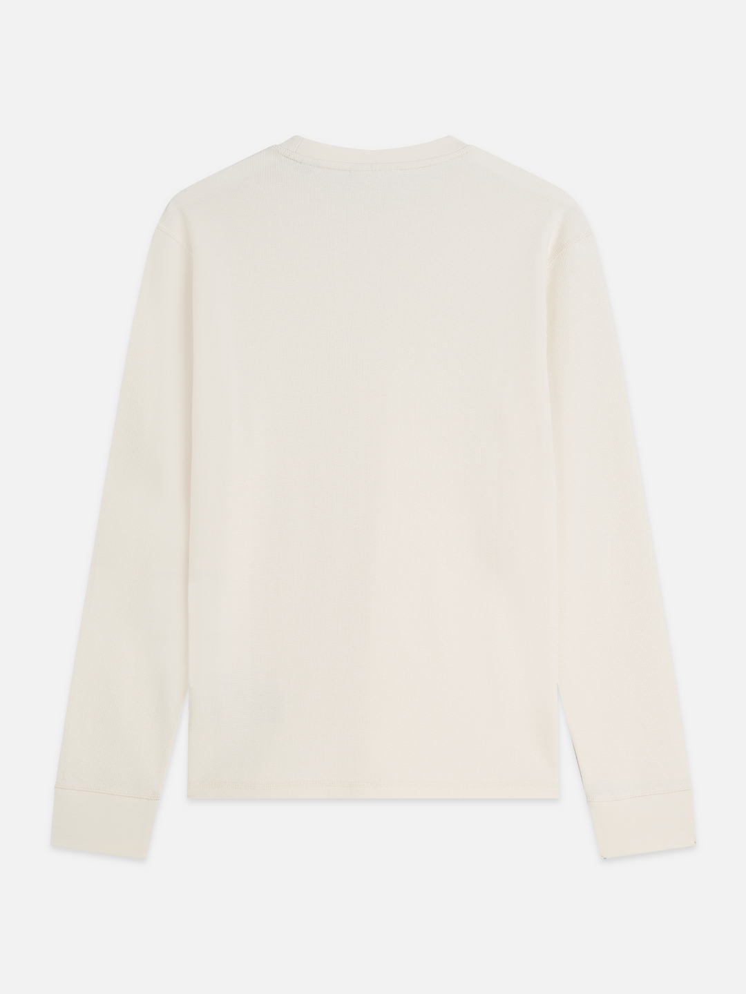 Waffle regular-fit long sleeved T-shirt