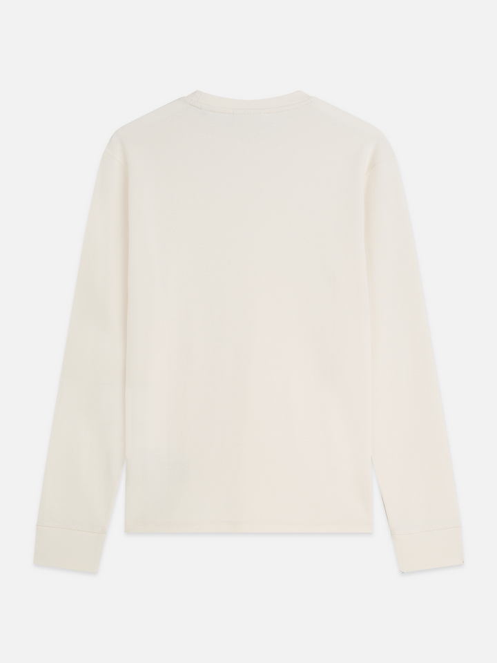 Waffle regular-fit long sleeved T-shirt