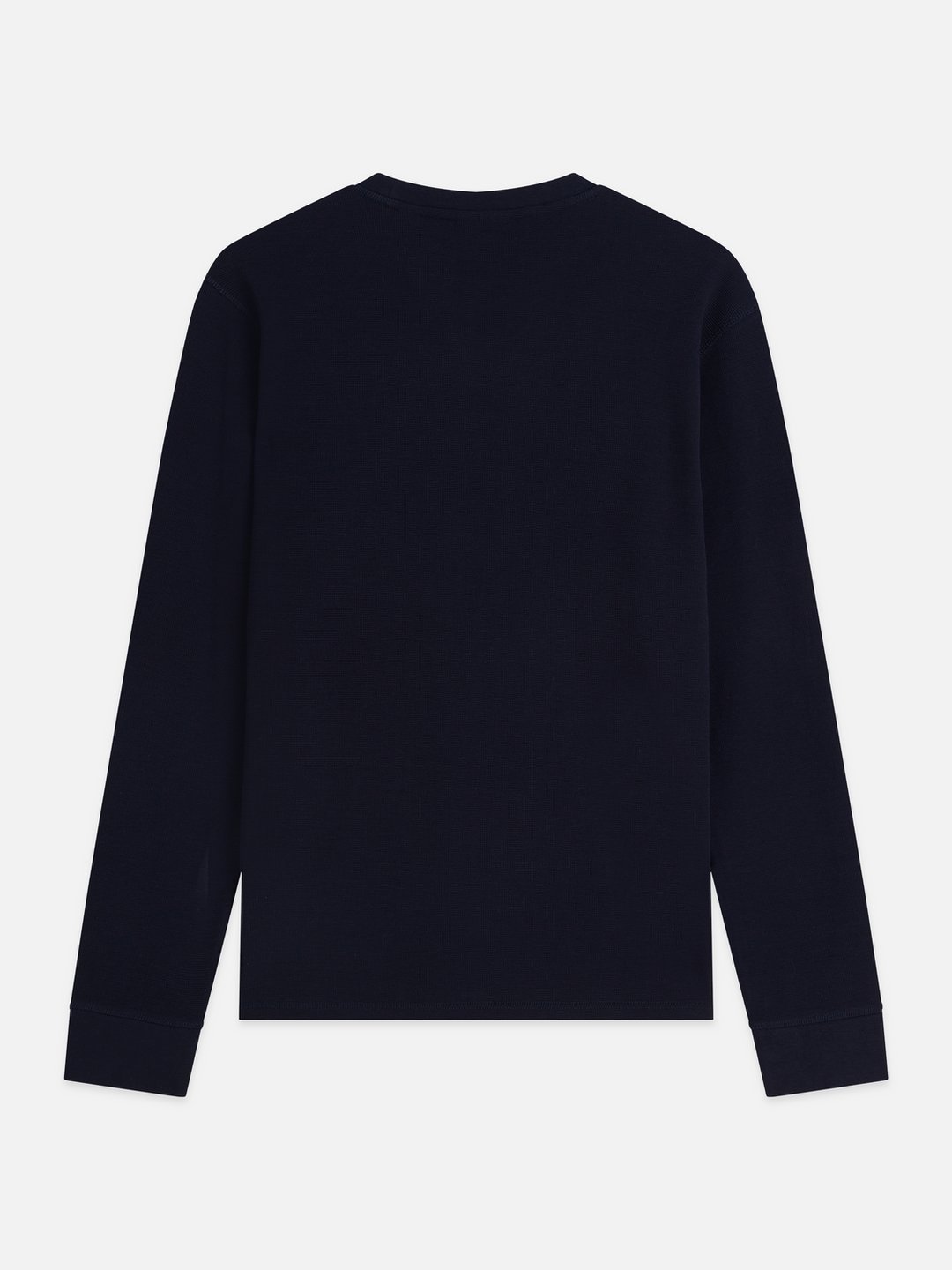Waffle regular-fit long sleeved T-shirt