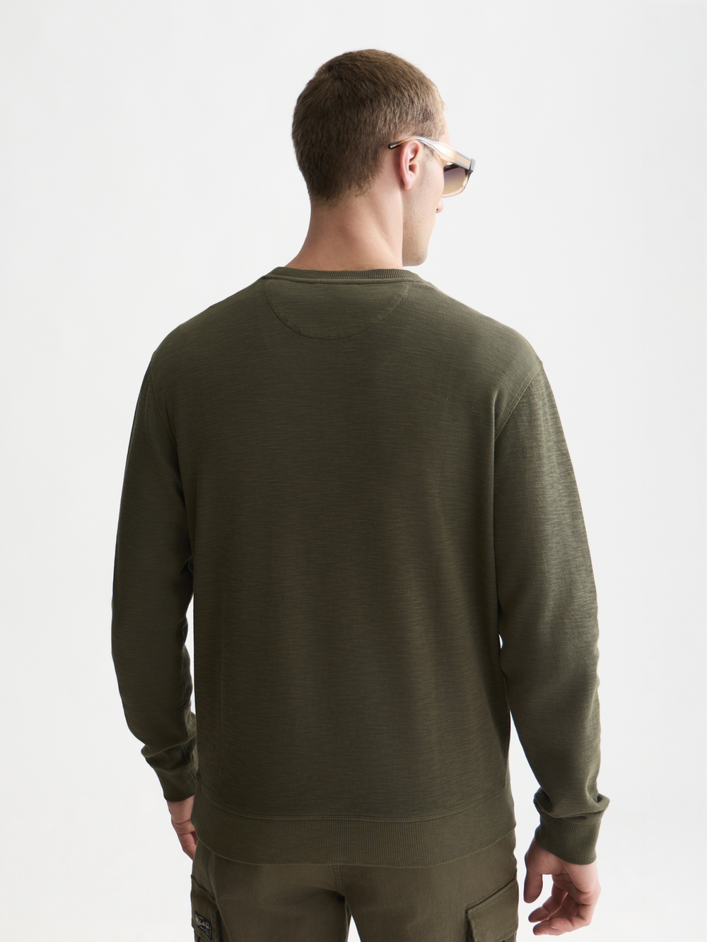 Garment-dye regular-fit sweatshirt