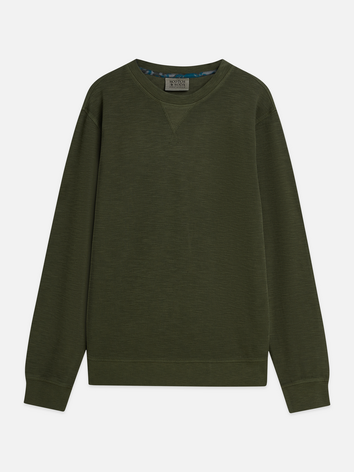 Garment-dye regular-fit sweatshirt