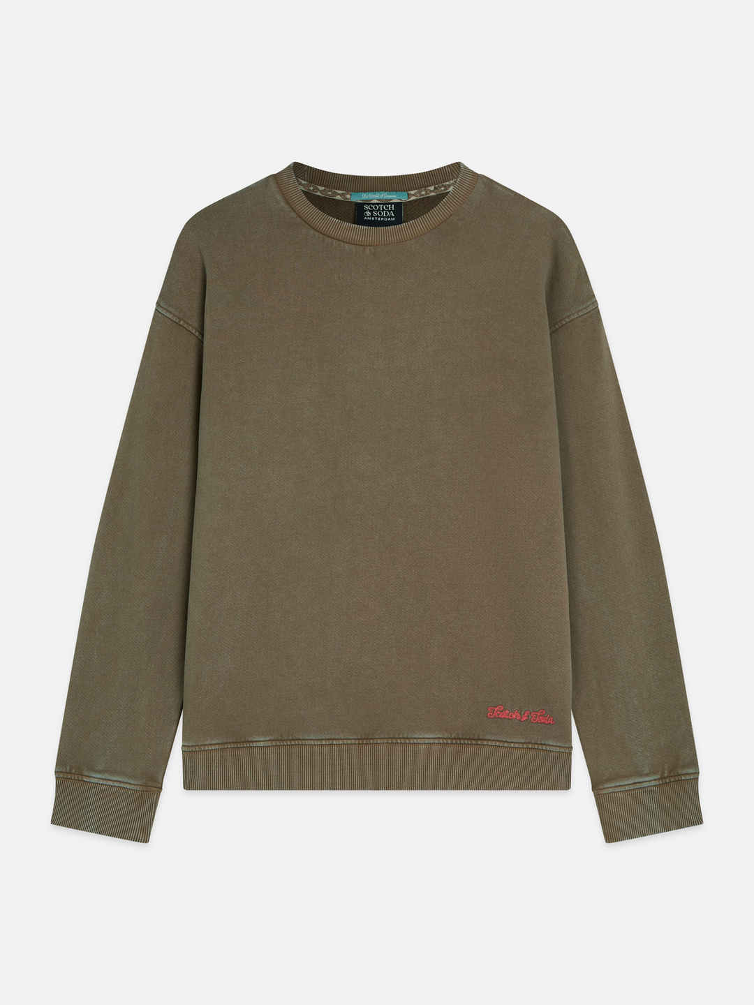 Washed relaxed-fit sweatshirt