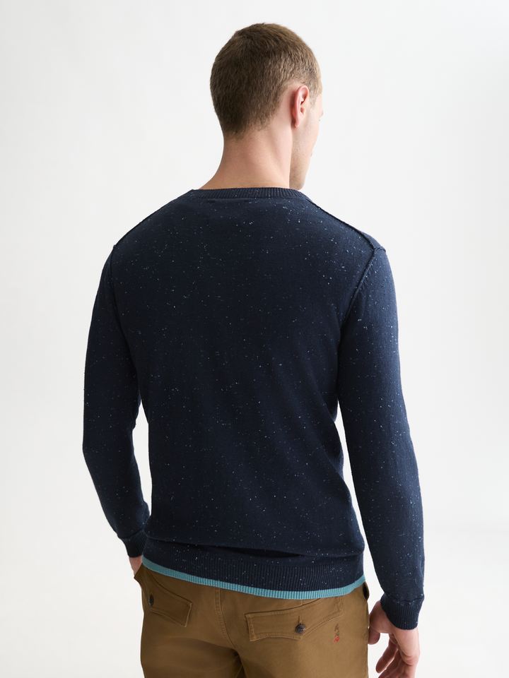 Neps wool-blend regular-fit pullover