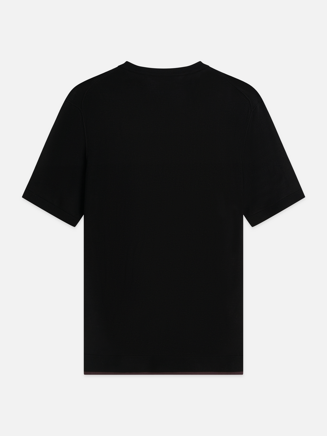 Knitted wool-blend relaxed-fit T-shirt