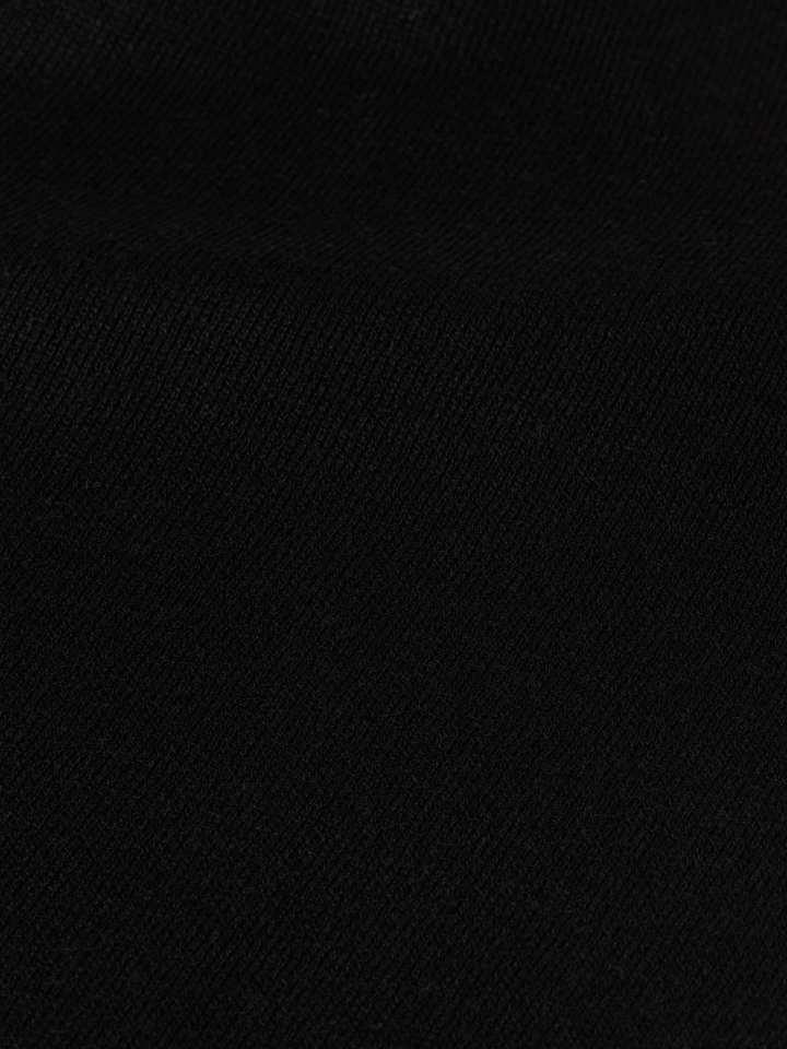 Knitted wool-blend relaxed-fit T-shirt