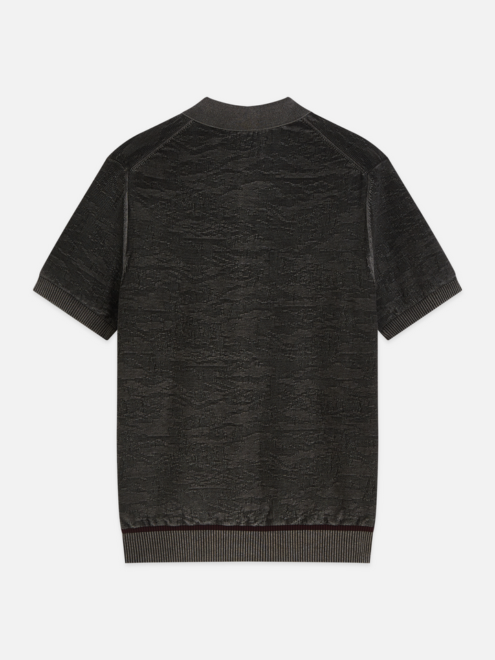 Structured regular-fit polo