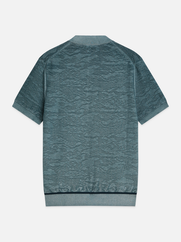 Structured regular-fit polo
