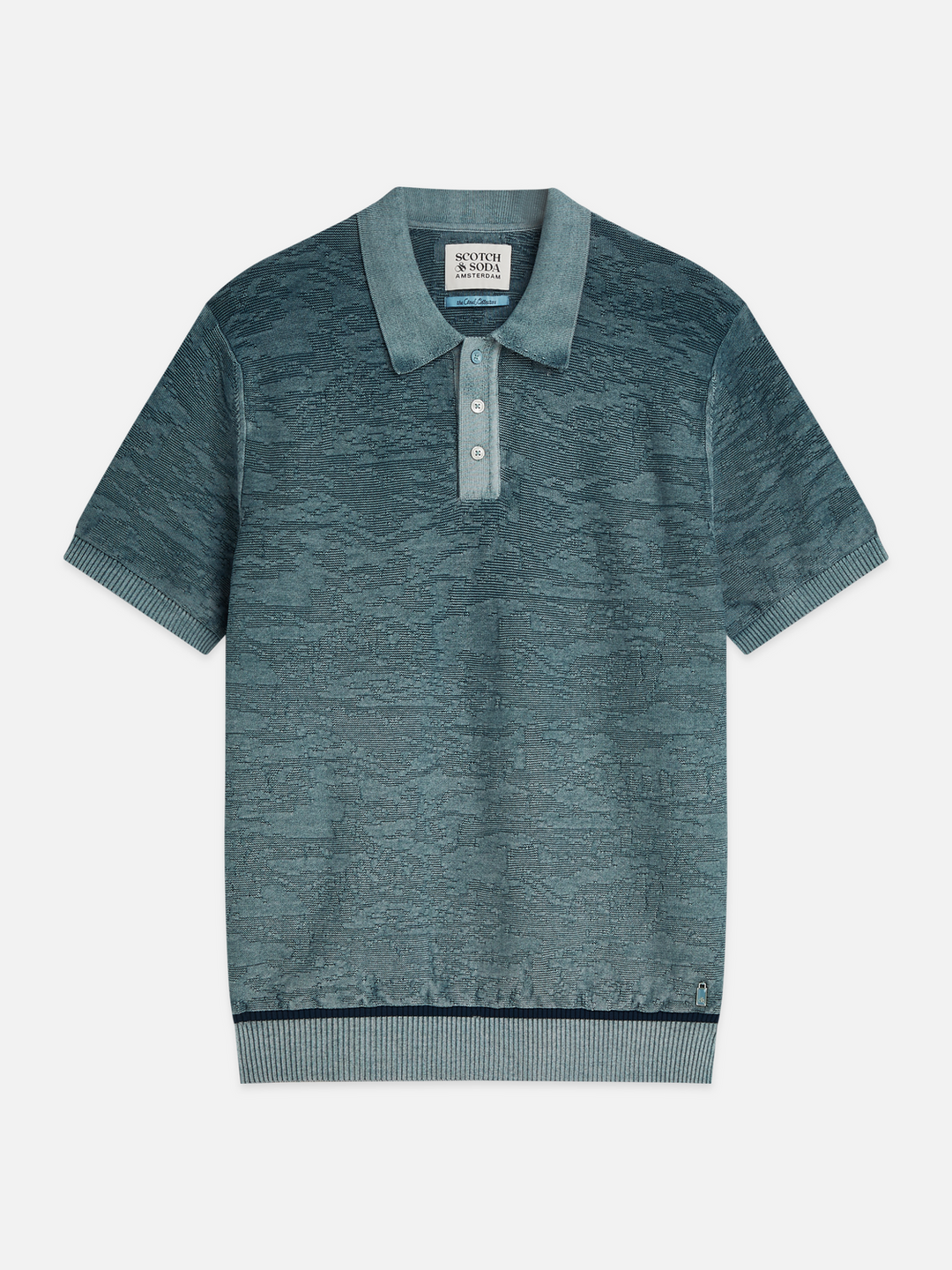 Structured regular-fit polo