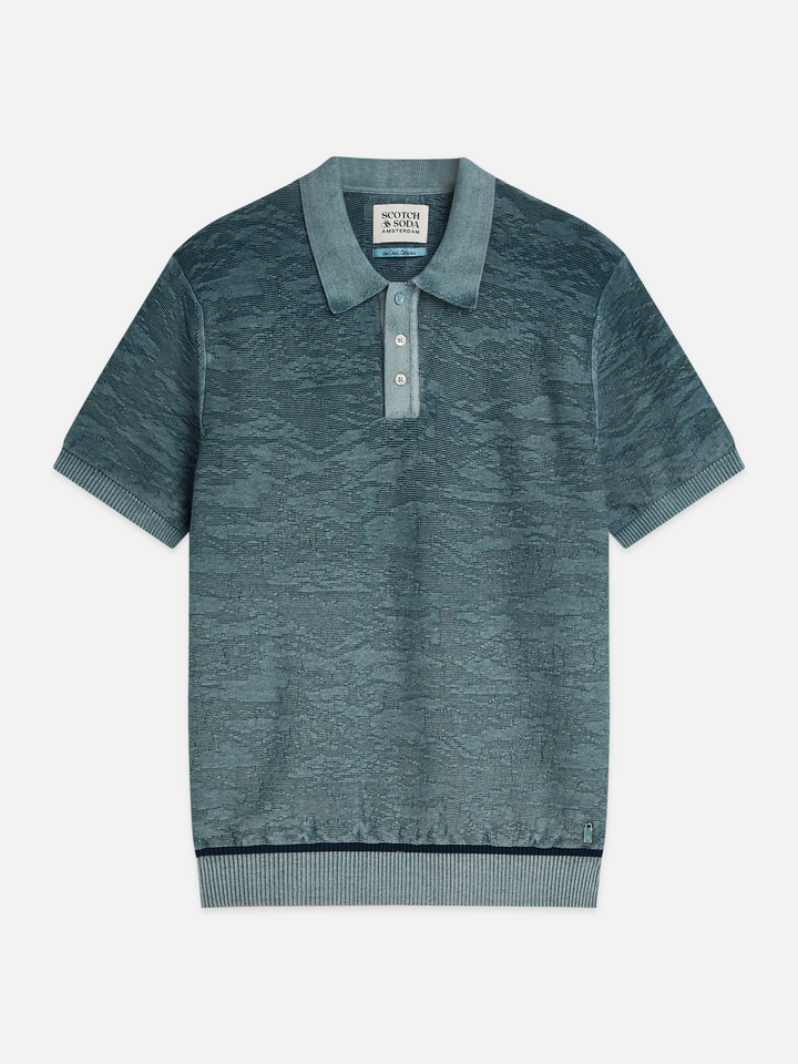 Structured regular-fit polo