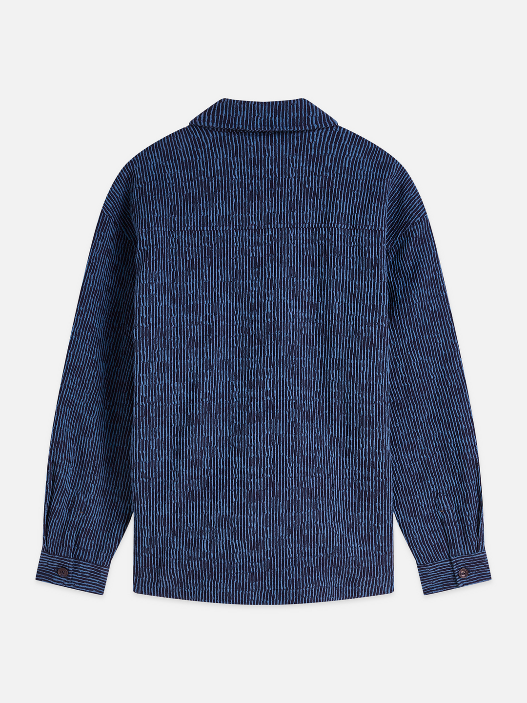 Jacquard stripe overshirt