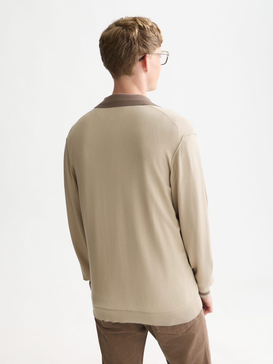 Ecovero long sleeved polo