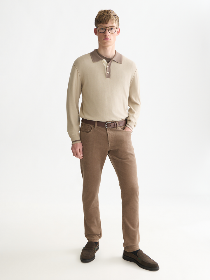 Ecovero long sleeved polo