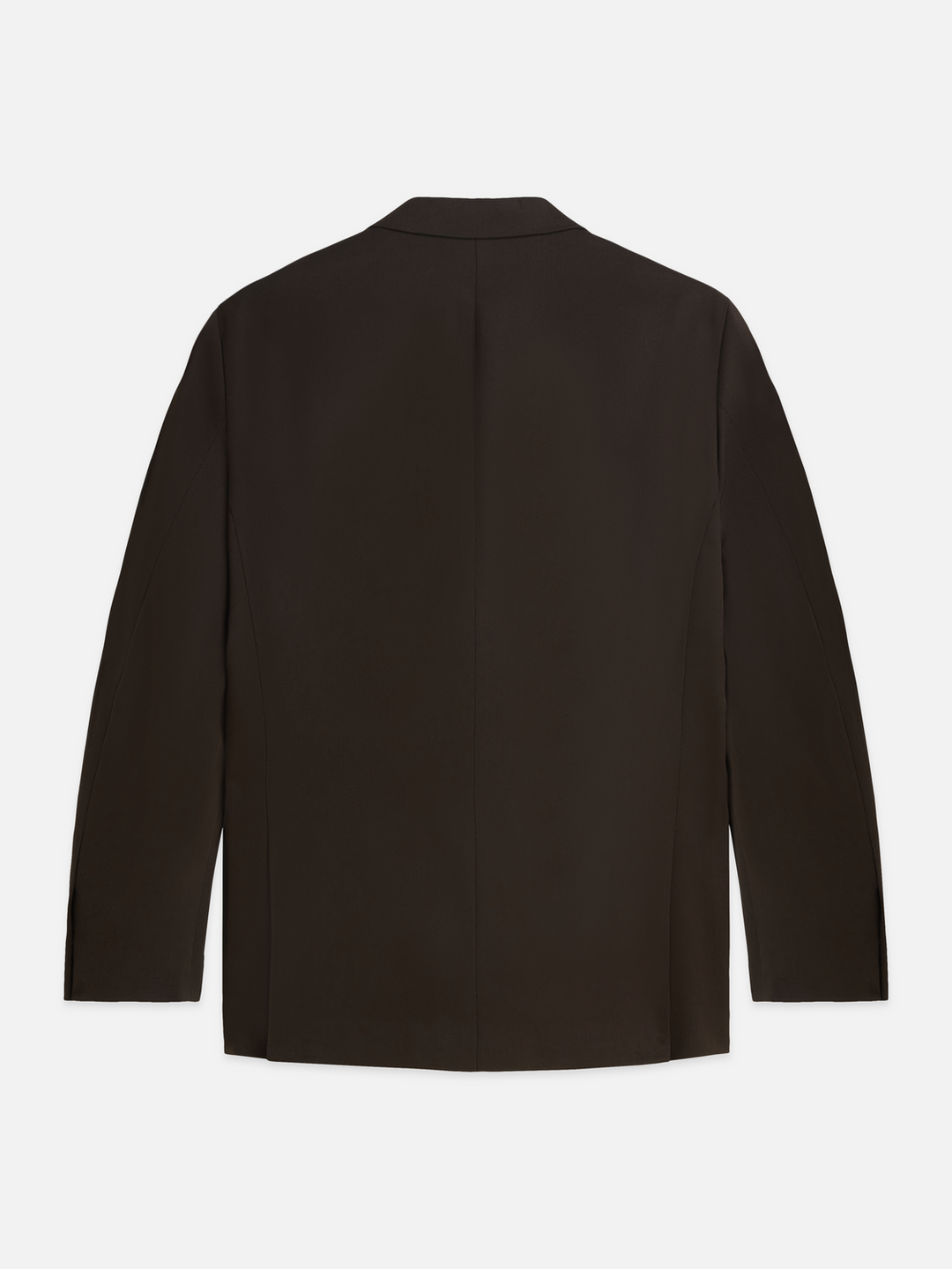 Double-breasted wool-blend relaxed-fit blazer