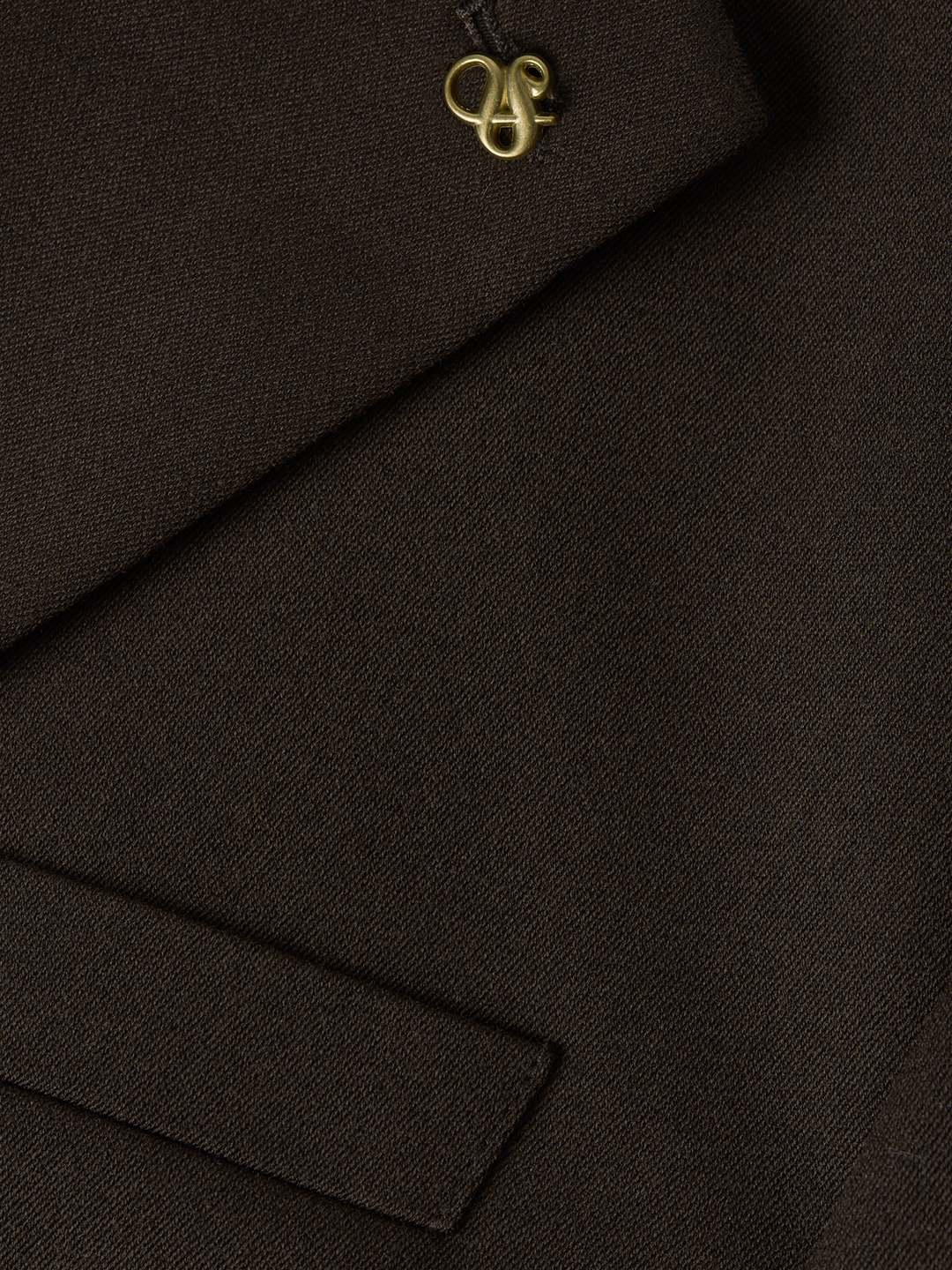 Double-breasted wool-blend relaxed-fit blazer