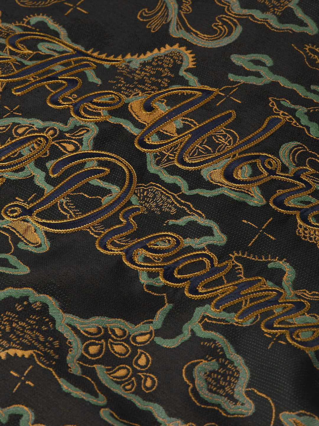 Festive jacquard blouson