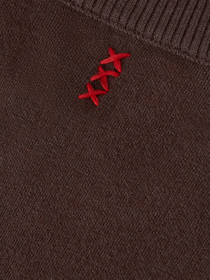 Double face merino-blend relaxed-fit pullover