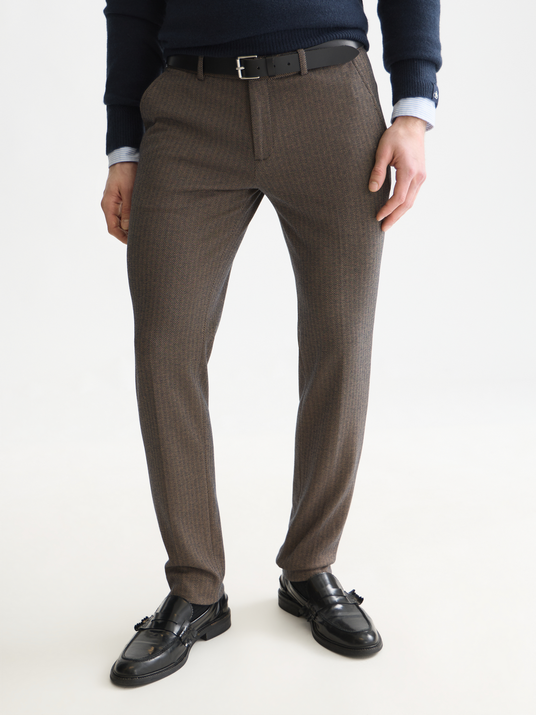 Seasonal core Mott tailored jersey chino