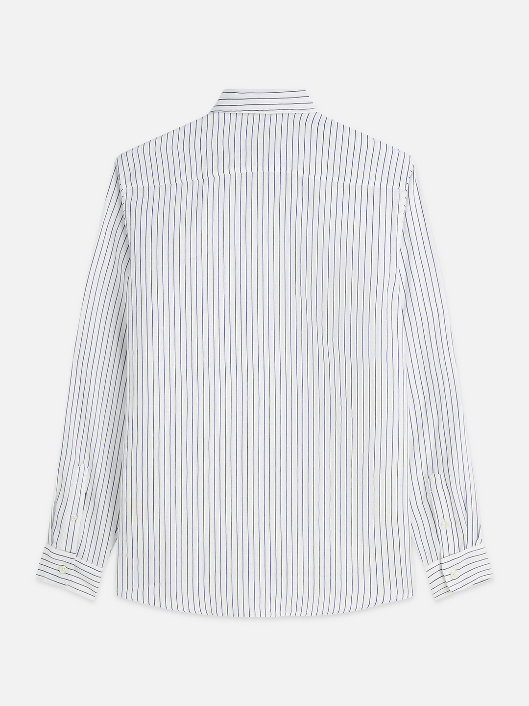 Striped linen regular-fit shirt