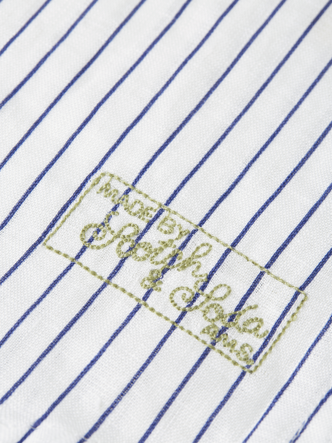 Striped linen regular-fit shirt