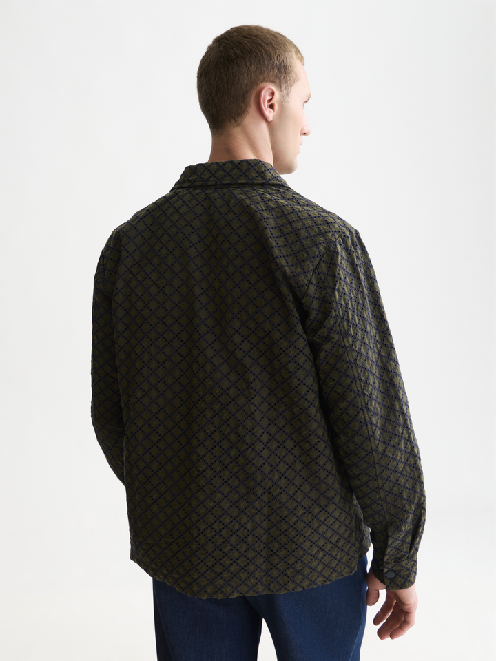 Broderie anglaise coach jacket
