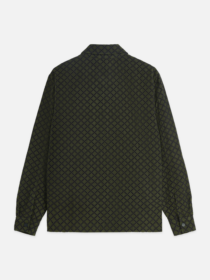 Broderie anglaise coach jacket