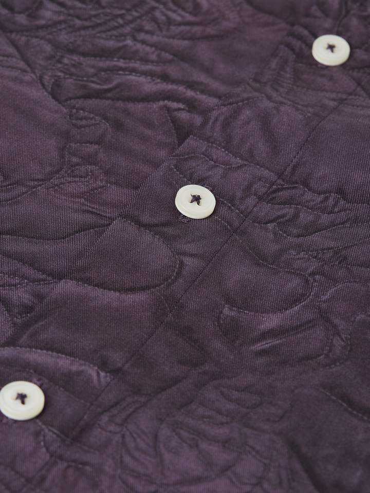 Printed lyocell relaxed-fit shirt