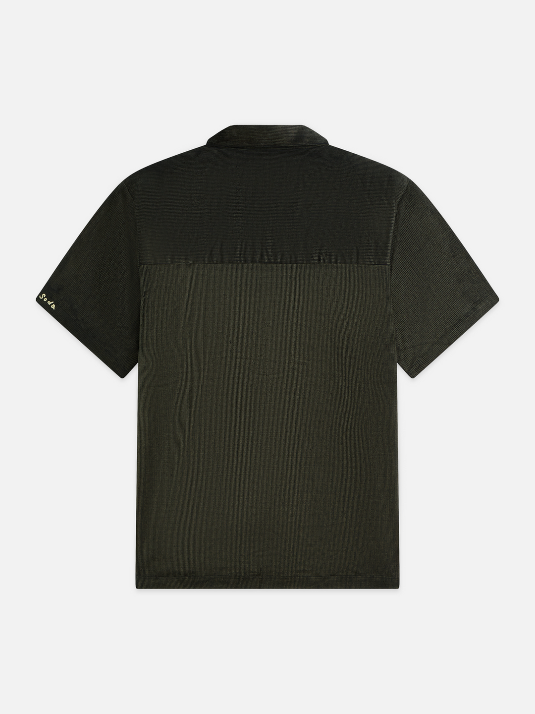 Jacquard short sleeved relaxed-fit shirt