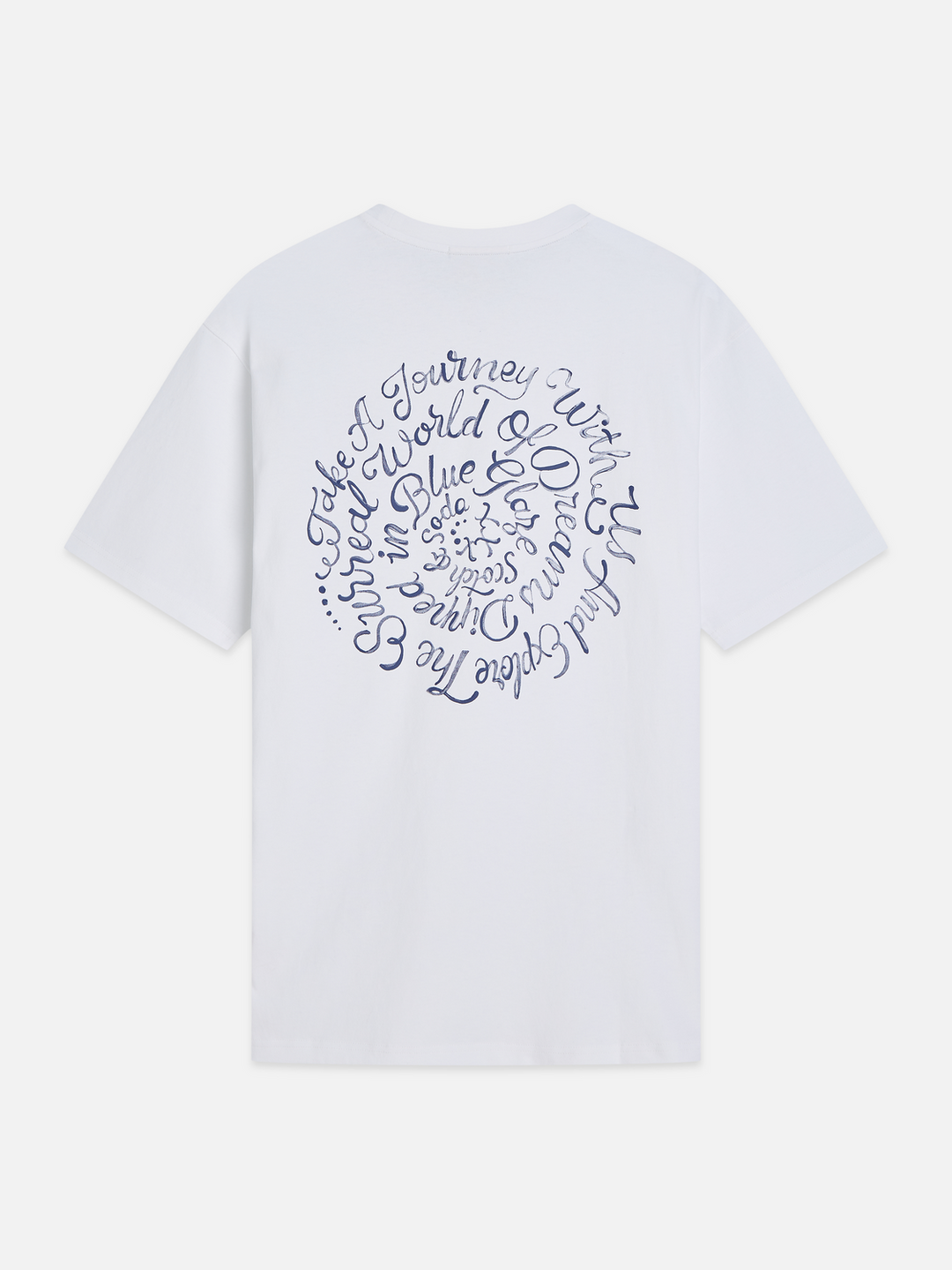 Delfts Blauw front and back artwork relaxed-fit T-shirt