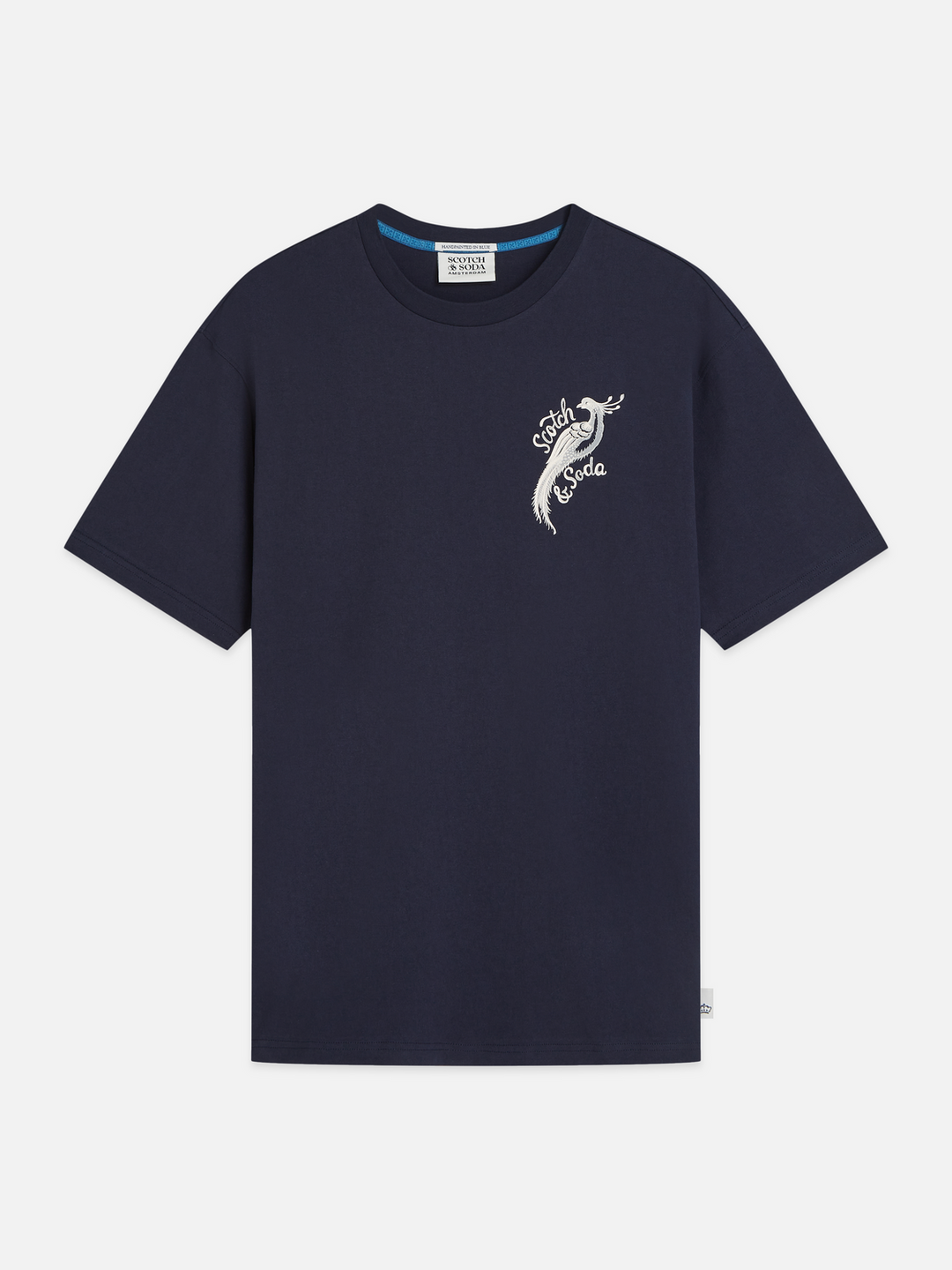 Delfts Blauw front and back artwork relaxed-fit T-shirt