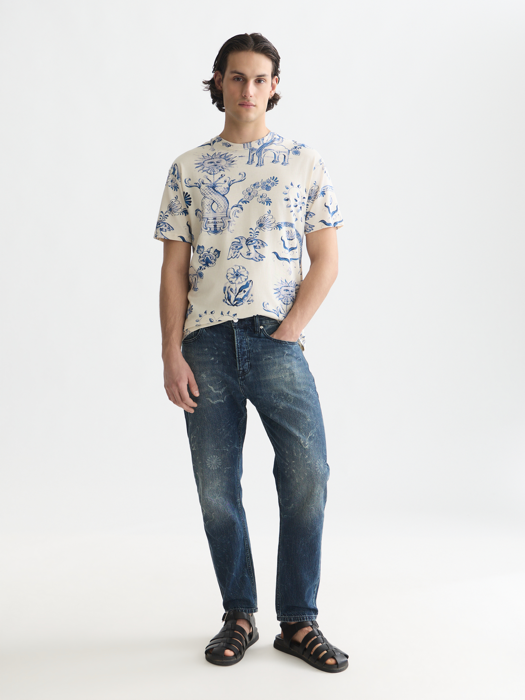 Printed relaxed-fit T-shirt