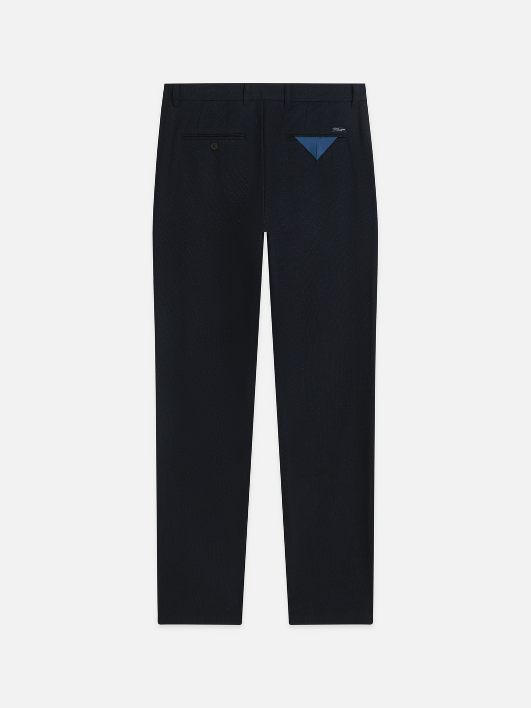 Stuart mini yarn-dyed cotton-wool blend chino