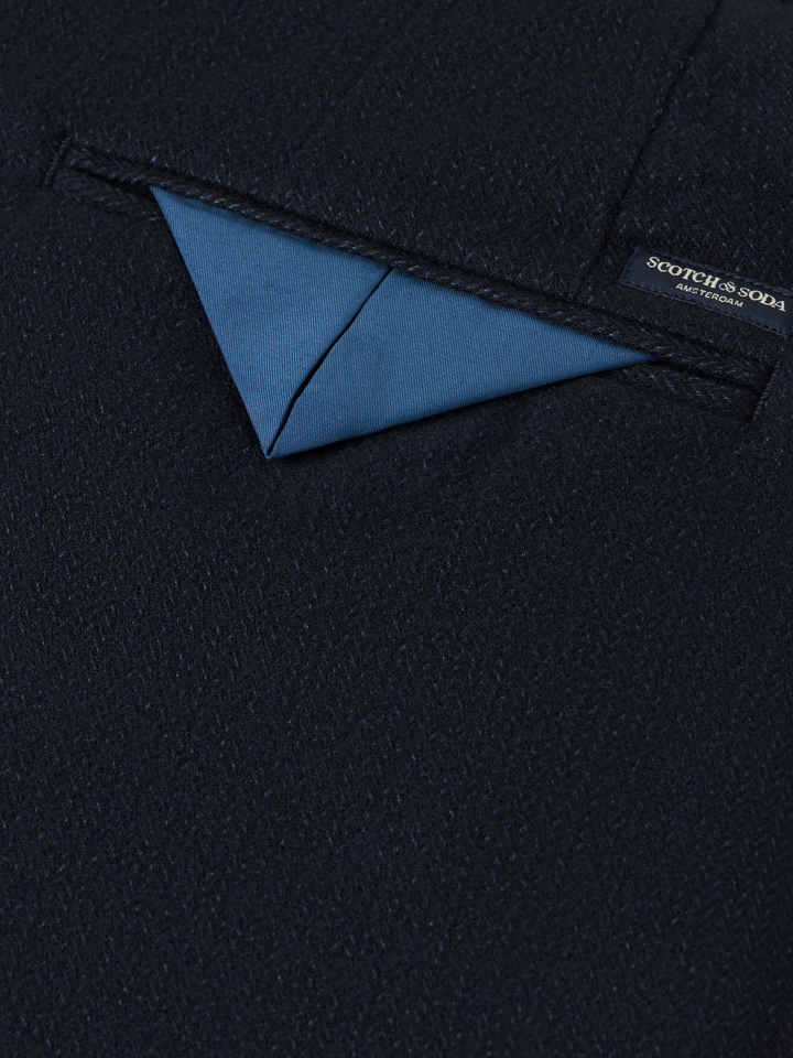 Stuart mini yarn-dyed cotton-wool blend chino