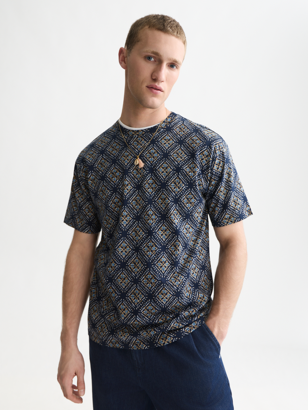 Printed relaxed-fit T-shirt
