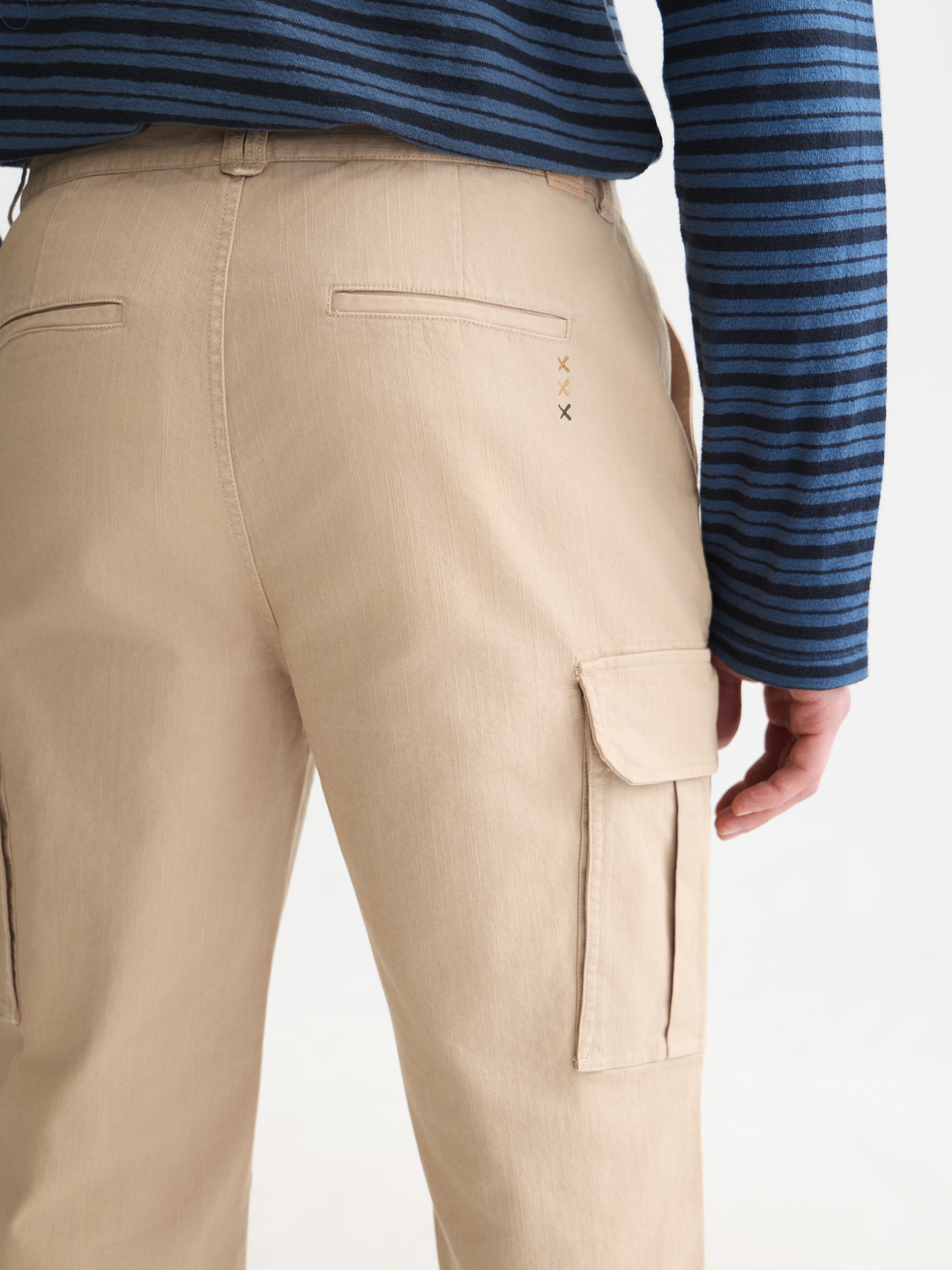Harper garment-dyed twill cargo pant