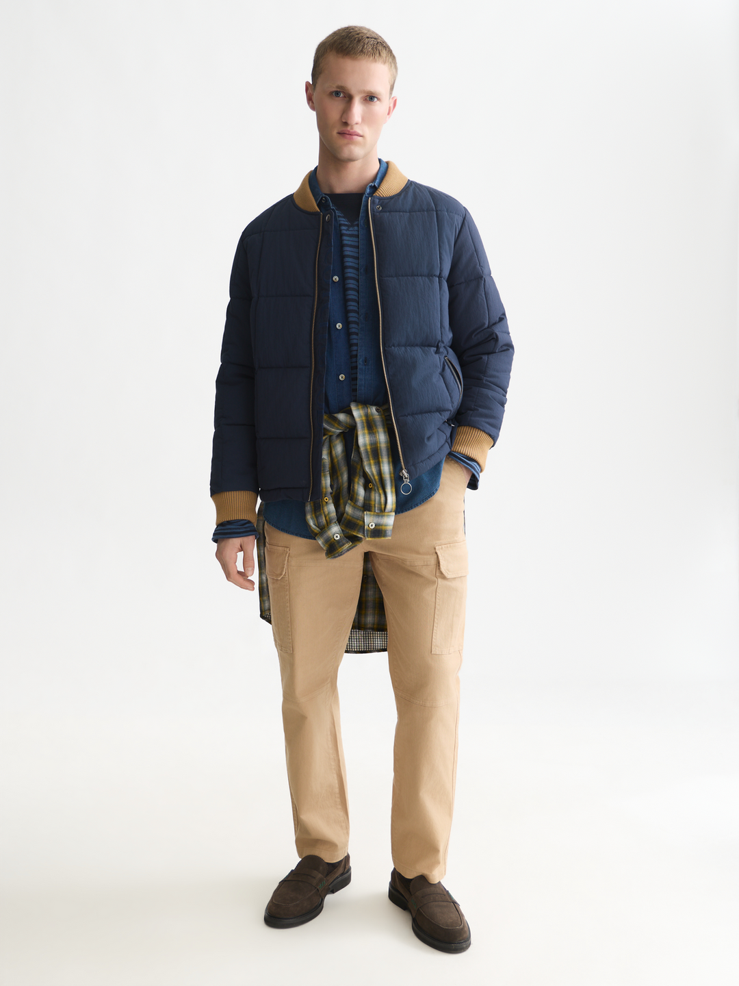 Harper garment-dyed twill cargo pant