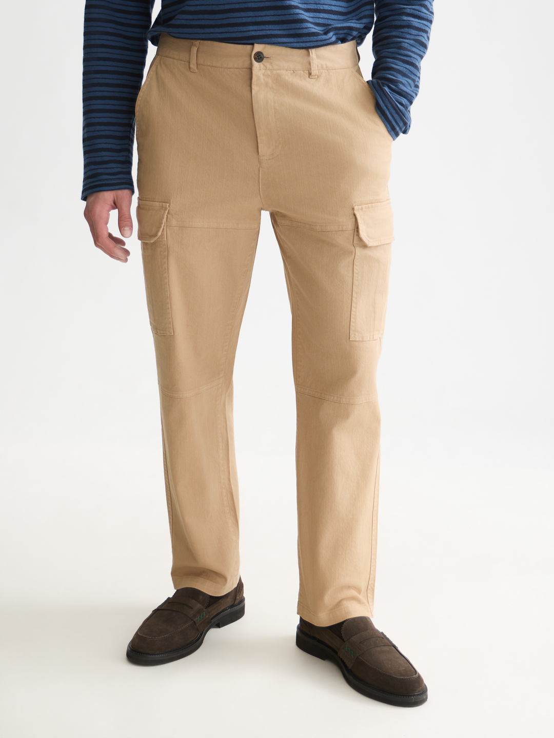 Harper garment-dyed twill cargo pant