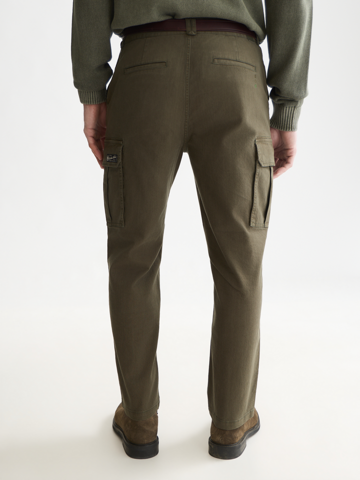 Harper garment-dyed twill cargo pant
