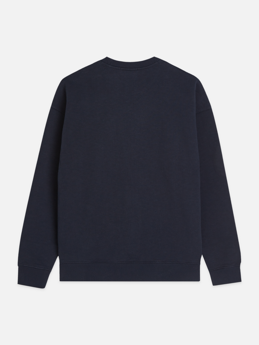 Front embroidered artwork relaxed-fit sweatshirt