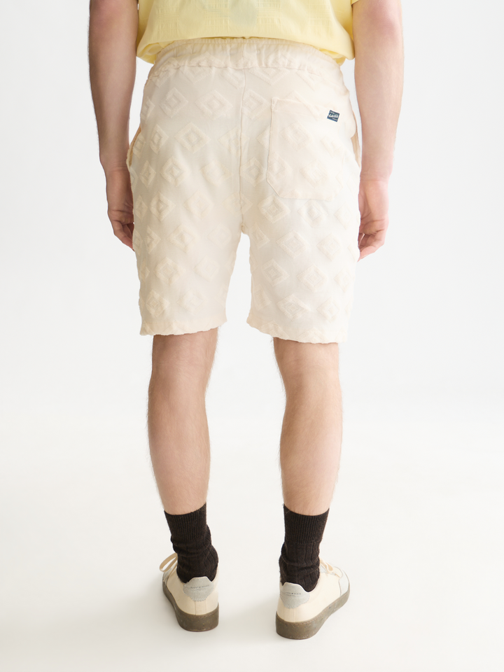 Fave Jacquard terry relaxed-fit bermuda